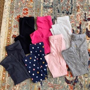 4T Girls Legging Lot (7 pairs)
